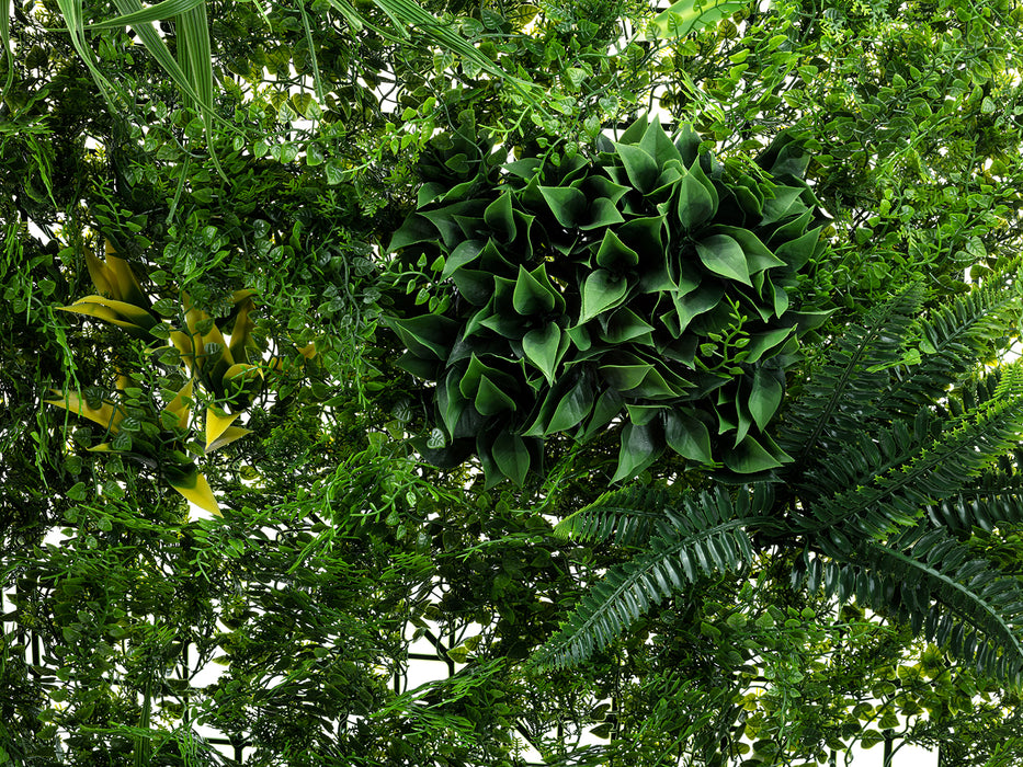 Foretti artificial plant wall Evergreen - 100 x 100 cm