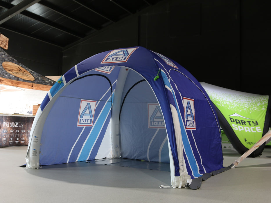 Airspace Globe Inflatable tent set with printed roof - 3x3m
