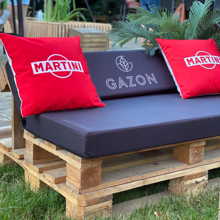 Europallet Cushion Printed - With fold - Polyester
