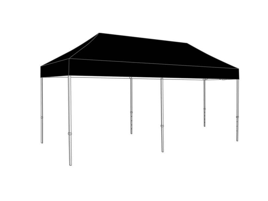 Flexxum Folding Tent Aluminium Frame Elite Set - with PVC Roof