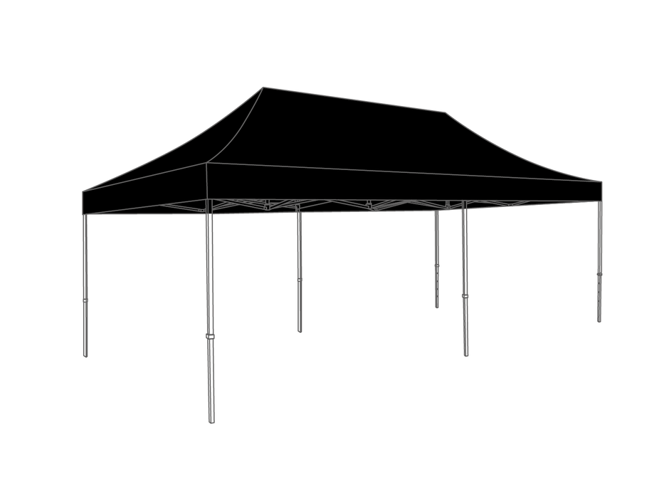 Flexxum Folding Tent Aluminium Frame Elite Set - with PVC Roof