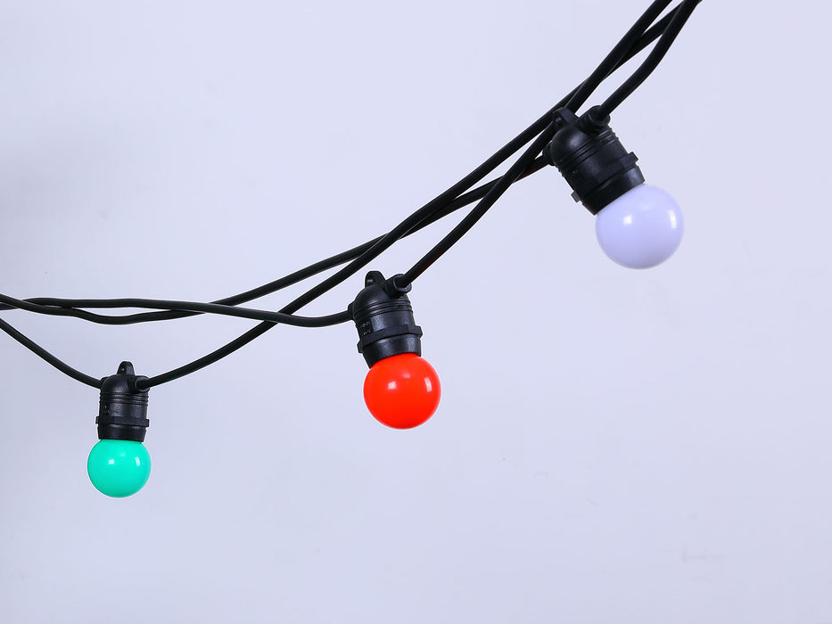 Føro Outdoor string lights coloured - Set 10 meter 10 LED lights - Color