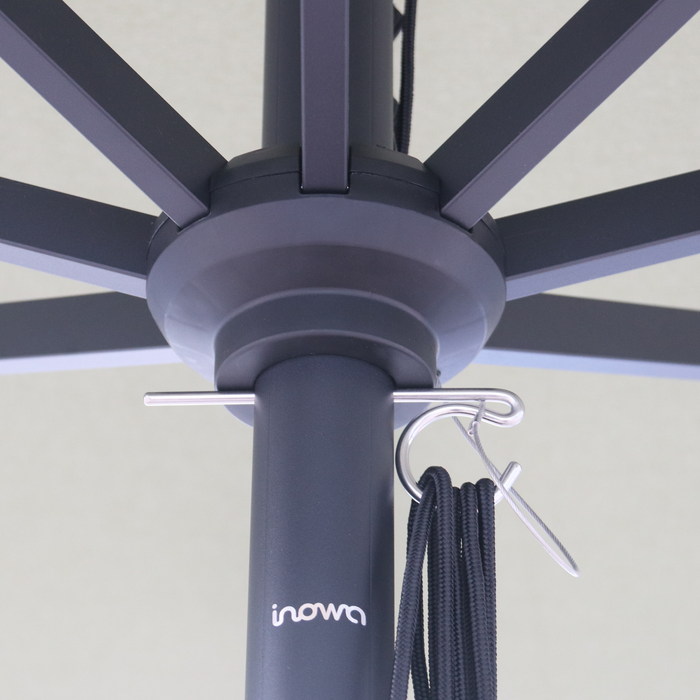 Inowa Parasol Relax - Middle Pole - Square Aluminium - 3m
