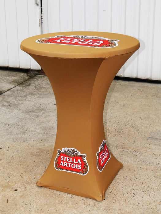 Customizable Reception Table Stretch Cover - Central table leg