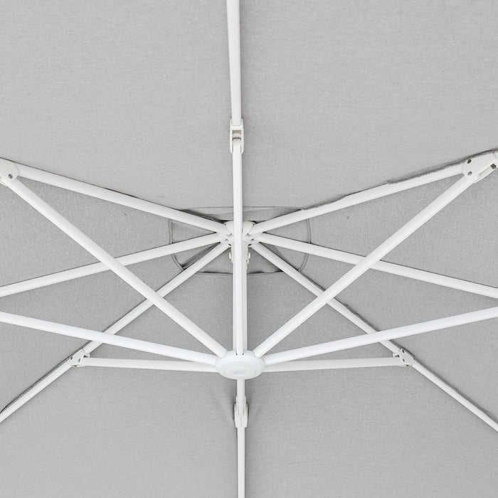 Inowa Parasol Comfort - Cantilever con marco blanco - 3m