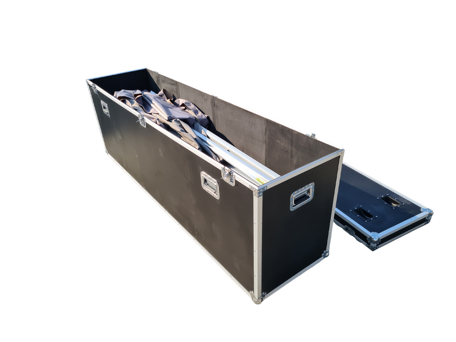 Flightcase Extra Large - 220 x 55 x 80 cm - Carpa plegable 4x4m, 4x8m y 4x6m