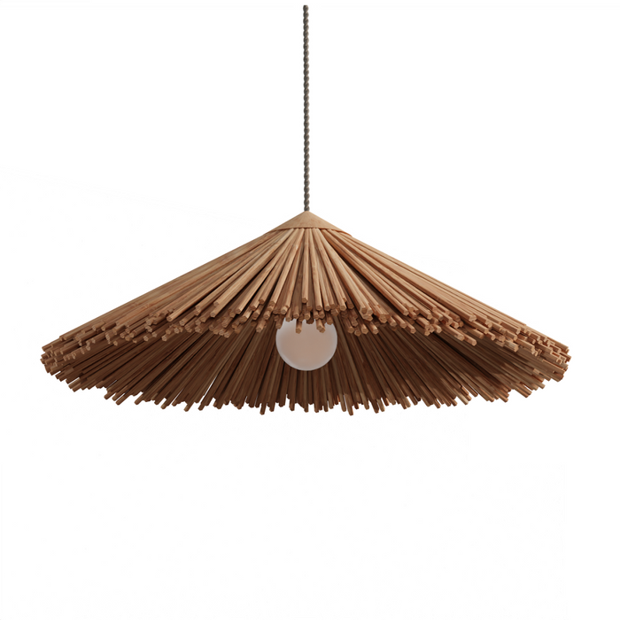 Ceiling light - natural reed