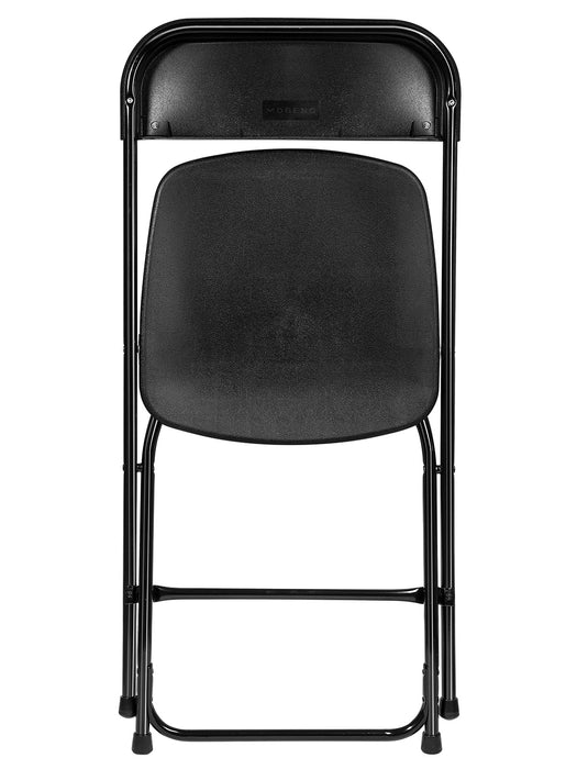 Mobeno set with 10 folding chairs - type Palermo - Black