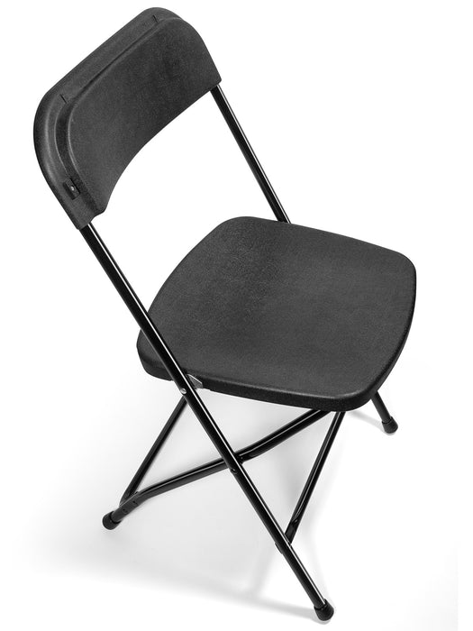 Mobeno set with 60 folding chairs with trolley - type Palermo - Black