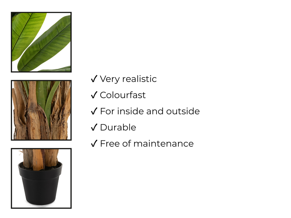 Foretti Banana Tree - Artificial Plant - 200cm